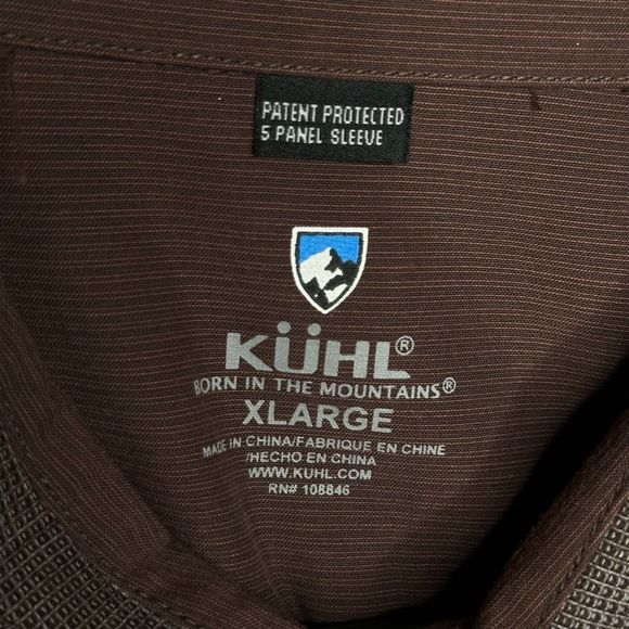 Kuhl Uproar 5 Panel Button Down Shirt XL - Picture 4 of 4